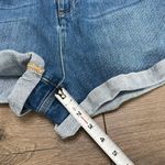 Alice + Olivia Alice + Olivia Rosemary High Rise Belted Stretch Blue Jean Shorts Size 31 Photo 12