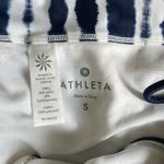 Athleta 2 Piece Wavebreak Navy White Tie Dye Bikini Molded Top Side Tie Bottom S Photo 7