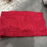 Zenana Outfitters Red Lace Bralette Bandeau Photo 2