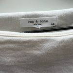 Rag and Bone  The Icons Bardot Long Sleeve Shirt Top L Photo 7