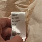 Free People  Cream Backless Tie Front Sundress Photo 3