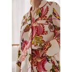 Anthropologie NWT Raphael Balme Pajama Set – Floral Print Sleepwear, Sz. XXS Photo 3