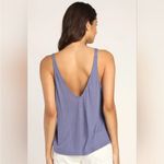 Free People Intimately Ribbed Dani Swing Tank Top in Dusty Iris Blue S Photo 1