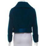 Diane Von Furstenberg  Lady Bird double breasted Wool Jacket Green Photo 3