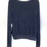 Wildfox NEW Navy Blue Cocktails & Confetti Pullover Soft Cozy Sweater Large Photo 2