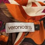 Veronica M  Printed Halter tie at neck Slip On Dress with elastic at hip Small Photo 4