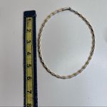 NEW Single Strand Necklace Gold Silver Tube Beads from the Vertigo Collection Photo 5