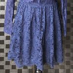 City Studios City Studio Blue Lace Mini Skirt Photo 0