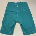 Lululemon Teal High-Waisted Shorts Size 4 Photo 0