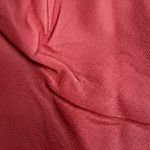 RZR 100% Genuine Leather Knee Length Skirt Womens 14 Red Slit Retro 90s Grunge Photo 8