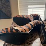 Nine West  Black and Tan Animal skin material Print Heels Brand New’ Photo 5