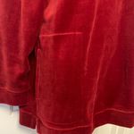Denim & Co . Red Velvet Shirt Photo 1
