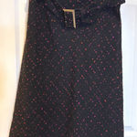 Valerie Stevens  Wool Blend Skirt Belted A-Line Tweed Career Skirt Size 6‎ Photo 0