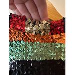 Alice + Olivia  Sequin Striped Sherryl Cropped Cardigan Jacket Size M Photo 7