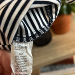 CAbi  #823 Striped Nautical Anchor Button Stretch Double Breasted Blazer Jacket S Photo 6