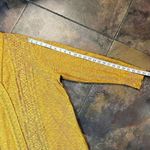 Avenue  Open Front Knit Lightweight Cardigan Yellow Sweater 22/24 Photo 4