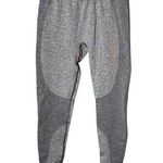 Gymshark Flex Leggings Mid Rise Charcoal Marl / Teal Small Photo 0