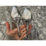 Gucci Nappa Silk Argento Metallic Silver EU 42 Photo 7