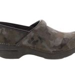 Dansko NEW  Leather Professional Clog Gray Camo Size 41 or 10.5 Photo 0