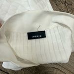 Akris  Women's White Sleeveless Asymmetric Babydoll Blouse Size 6 Photo 4