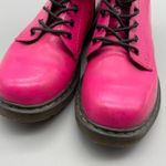 Dr. Martens Doc Martens UK 3 US Women's 5 Hot Pink 8 Eye Side Zip Combat Boots Delaney Girls Photo 4