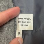 Vintage Nat Kaplan Couture Wool Skirt Suit Gray Size 10 Photo 10