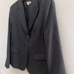 Pendleton Dark Grey Women's Wool Notch Collar Blazer Size 16 Career Suiting Photo 6