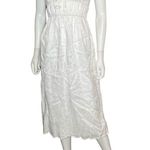 Faithfull the Brand  Francesca Midi Dress Plain White Women’s Sz XS Photo 1