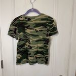 Vintage Aqua Blues Sparkle Camouflage Baby Tshirt Green Size L Photo 3
