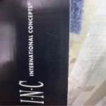 INC International Concepts Size XS Crewneck Long Puffed Sleeve Gray/Blue Sweater Blue Photo 5