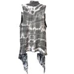 XCVI  Tie Dye Fringed Rachel Cardigan Vest Photo 6