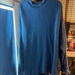 Free People  Cozy Blue Sweater Photo 2