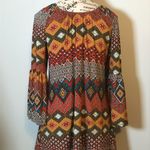 Moa Moa MOA OFF THE SHOULDER BOHEMIAN PATTERNED TUNIC SIZE SMALL Photo 5