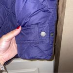 Lands' End Lands’ End Dark Blue Down Faux Fur Detach. Hooded Coat Women’s Size XS (2-4) Photo 4