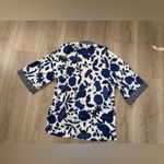 CAbi  Blue and White Floral Kimono 💙🤍 Photo 9