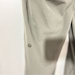 Lululemon Women's Crop Pants Drawstring Waist Olive Green Size 10 Photo 8