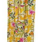 Rose + Olive  Yellow Tropical Print Wide-Leg Pants NWT Size Medium Photo 0