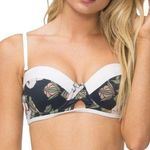 Tavik Blue Ombré Floral Emma Corsica Bikini Top Size L Photo 0