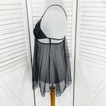 Victoria's Secret Victoria’s Secret Sheer Mesh Cage Babydoll Nightie Black Small Photo 1