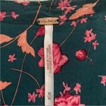 Free People  Flower fields Floral long sleeve dress Emerald green size medium Photo 5