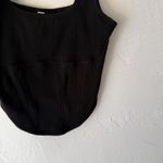 PINK - Victoria's Secret  Tank Top Set Of 2 Large Black Green Ribbed Fitted Y2k Cute Photo 2