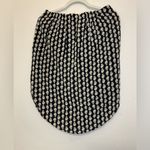 Madewell  100% Silk Stretch Waistband Island Skirt‎ in Bloomstamp Black Size S Photo 4