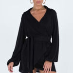 Princess Polly  Dress Black Long Sleeve Photo 0