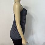 Lululemon Pritti Babydoll Tank Top Women Sz 6 Gray Cinch Waist Crisscross Straps Photo 3