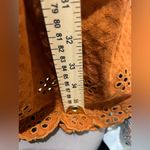 Universal Threads Universal Thread Brown Womens Ruffle Long Sleeve Embroidered Dress -size Large Photo 5