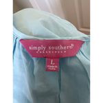 Simply Southern  Long Sleeve Knee Length Peasant Dress Ombre NWT Large Photo 6