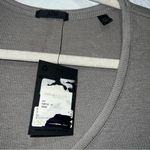 ATM Womens Stretch Short Sleeve Modal Ribbed Midi Dress Size Small Gray Photo 4