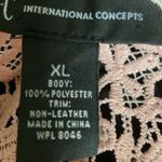 INC Crochet Zip Up Lightweight Jacket Pink Size XL Photo 1