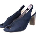 Ateliers Dutton Peep Toe Sandals EUC $148 Size 39 US 8.5/9 S3672 Blue Photo 4