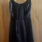 Reformation Black Silk Mini Dress Photo 2